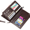 Men Leather Bifold Log Wallet