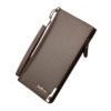 Men Leather Bifold Log Wallet