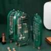Foldable Jewelry Box Organizer with Mirror