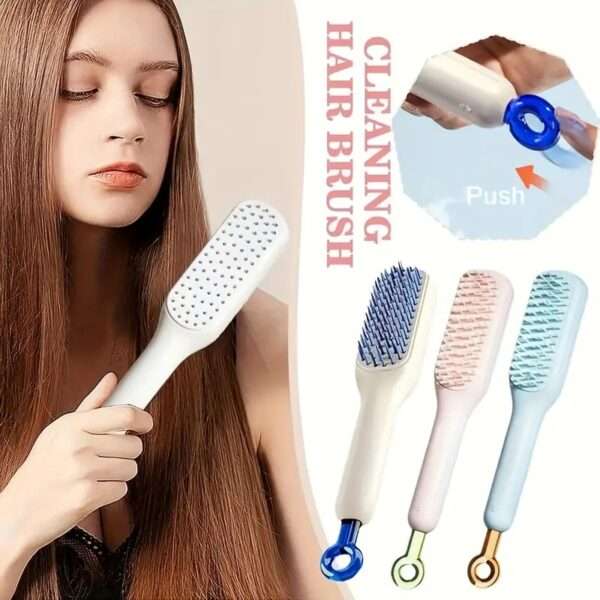 Self Cleaning Hair Brush Hair Comb