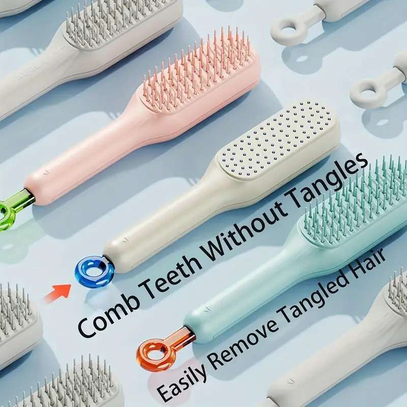 Self Cleaning Hair Brush  Hair Comb