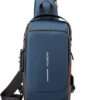 Waterproof Anti-Theft USB Charging Crossbody Chest Bag