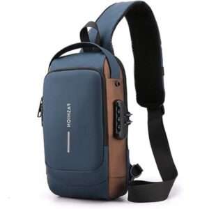 Waterproof Anti-Theft USB Charging Crossbody Chest Bag