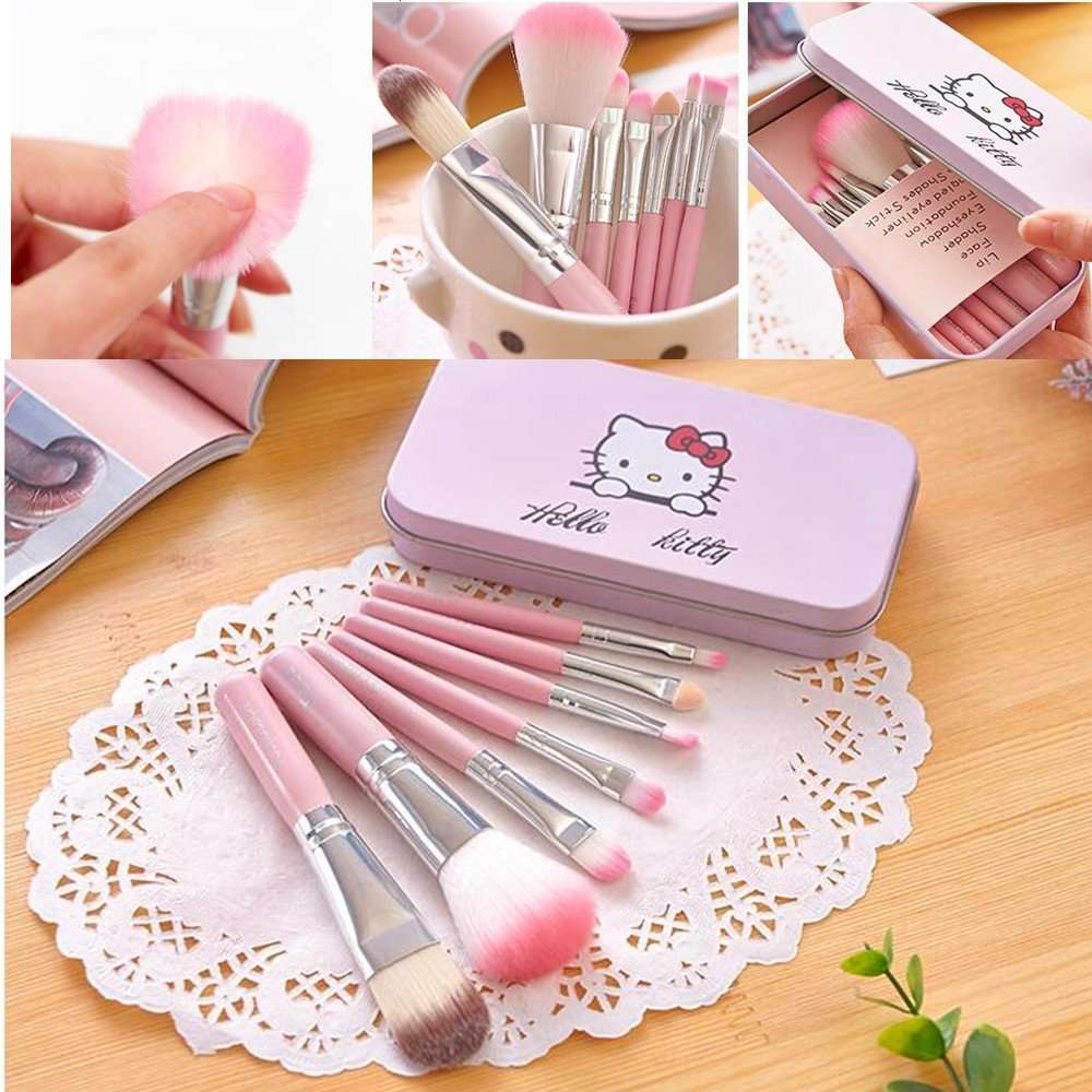 Kitty Makeup Brush Set - Pack of 7