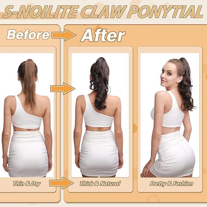 Volume & Length Hair Extension Catcher Ponytail for Women 