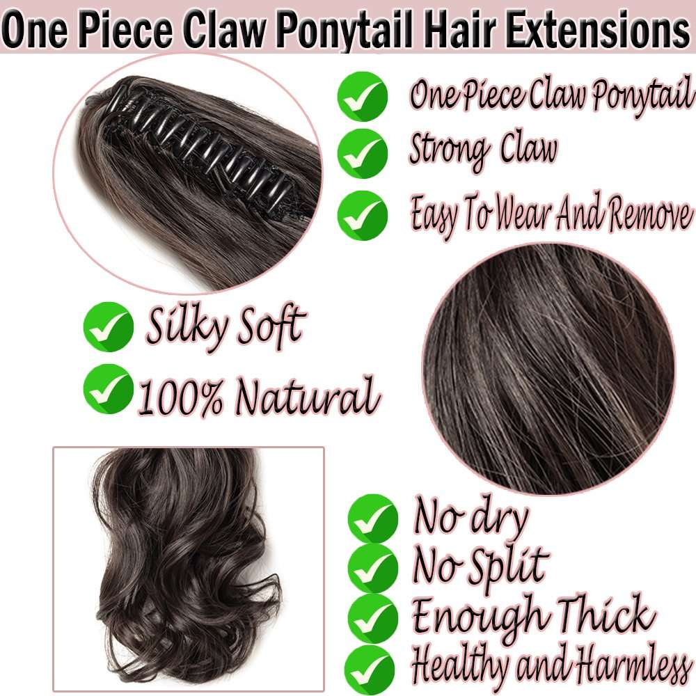 Volume & Length Hair Extension Catcher Ponytail for Women 