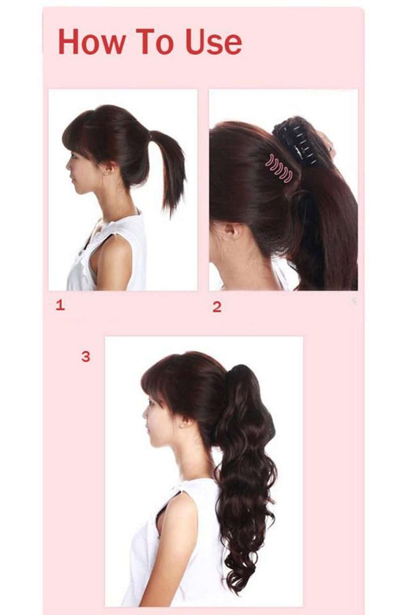 Volume & Length Hair Extension Catcher Ponytail for Women 