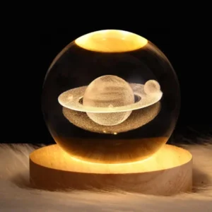 3D Galaxy Crystal Ball Night Light