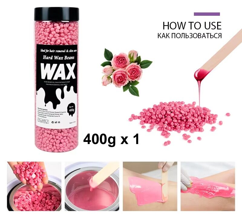 400g Hard Wax Beans for Painless Hair Removal