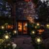 LED Solar Firework Fairy Lights for Garden