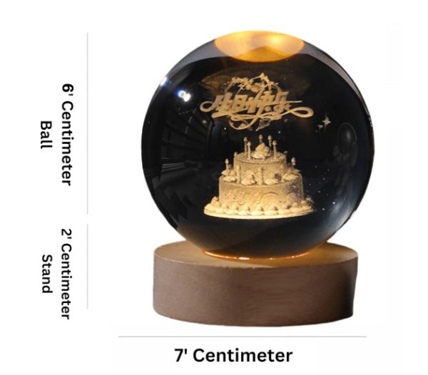 RGB Crystal Ball Night Light 