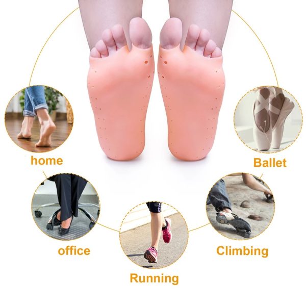 Silicone Gel Moisturizing Foot Care Socks 