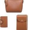 Synthetic Liza Leather 4 pcs Tote Bag Set