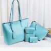 Synthetic Liza Leather 4 pcs Tote Bag Set