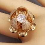 Adjustable 360° Bloom Flower Ring