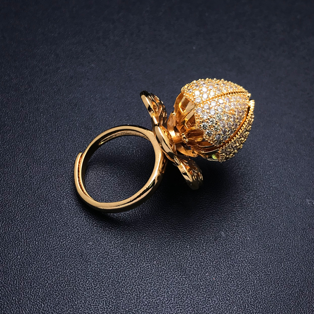 Adjustable 360° Bloom Flower Ring 