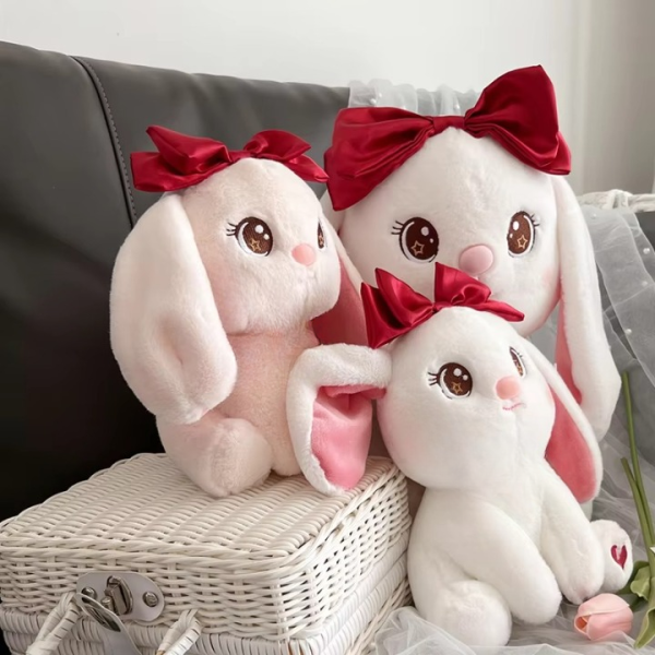 Princess Bow Bunny Rabbit Soft & Fluffy Fun 