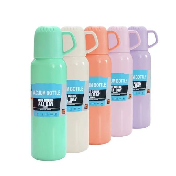 Vacuum Flask with 2 Cups & Gift Box – 550ml 