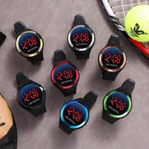 Smart LED Round Watch Ring with Colorful Display