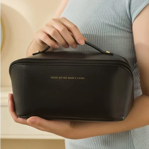 PU Leather Makeup Organizer Bag 