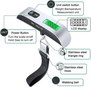 Portable Digital Luggage Scale 50kg (3)